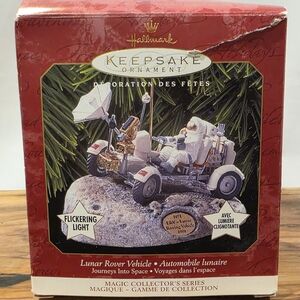 Hallmark Keepsake Magic Ornament Lunar Rover Vehicle Journeys Into Space Series